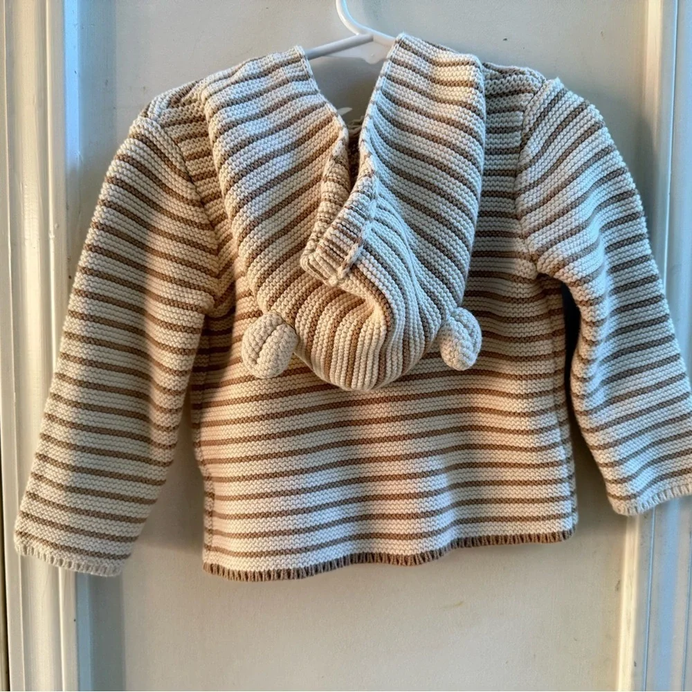Baby Gap Striped Hooded Cardigan